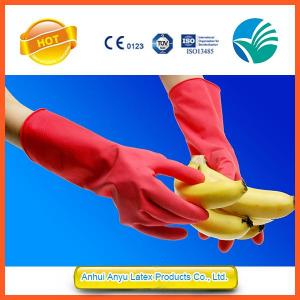 Guantes de látex para uso doméstico de color rosa