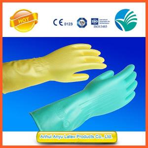 guantes amarillos de limpieza