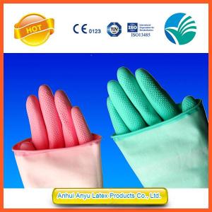 Limpieza de guantes de látex para uso doméstico