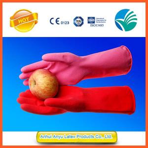 guantes de goma de limpieza para el hogar
