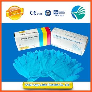 Guantes de examen desechables de nitrilo