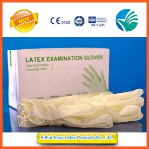 Guantes de examen de látex