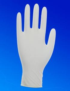 guantes médicos rosas