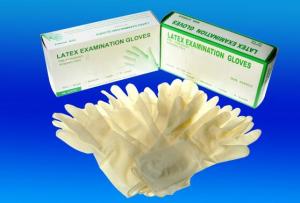 guantes médicos de látex