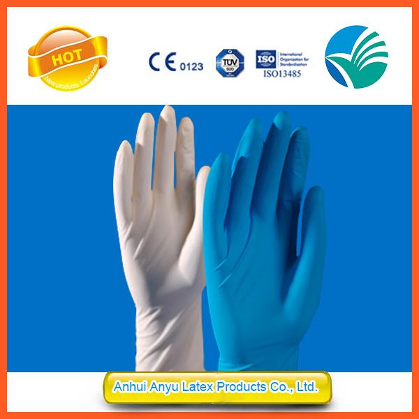 Guantes de examen de nitrilo
